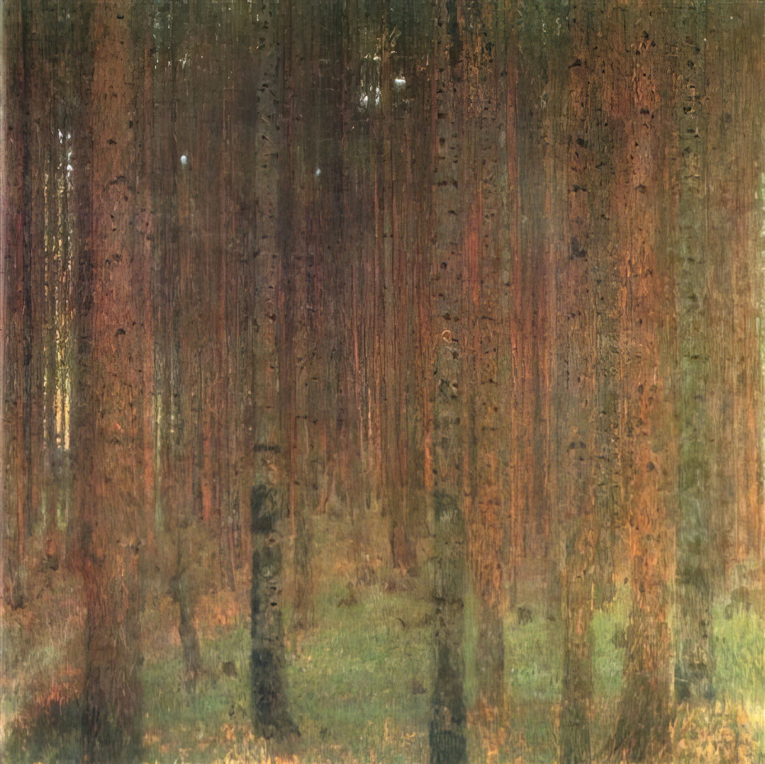 Gustav Klimt: The Golden Master of Symbolism and Modernism - PINE FOREST II by Gustav Klimt