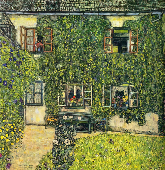 Gustav Klimt's Last Painting: The Unfinished Masterpiece and Its Legacy - THE HOUSE OF GUARDABOSCHI by Gustav Klimt