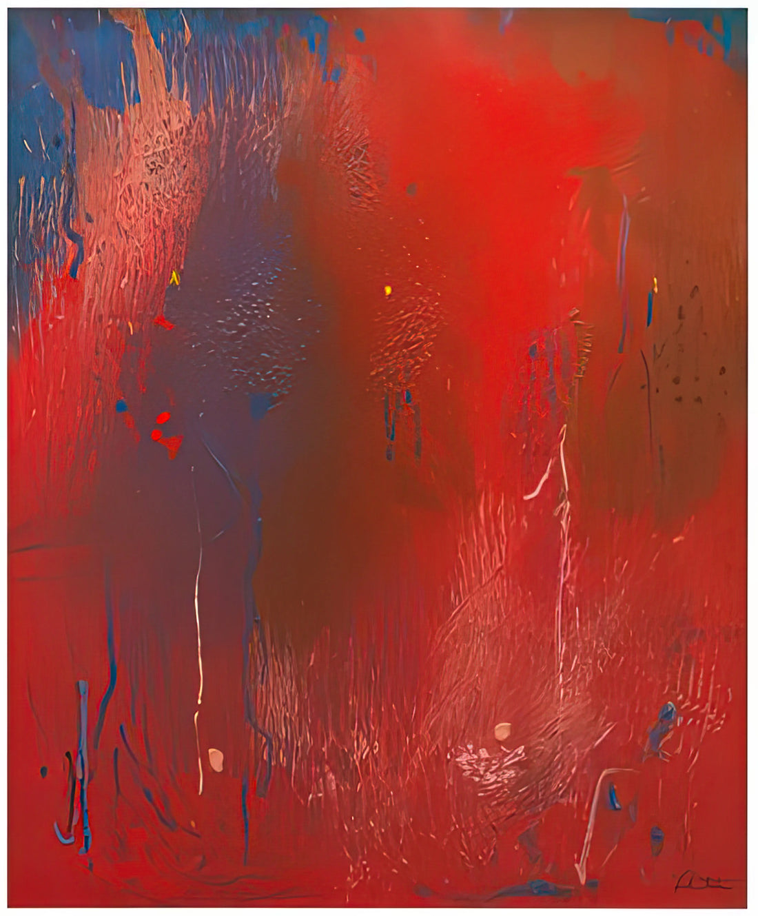 Helen Frankenthaler Art: The Revolutionary Soak-Stain Technique and Abstract Expressionist Legacy - Warrior, 1991- by Helen Frankenthaler