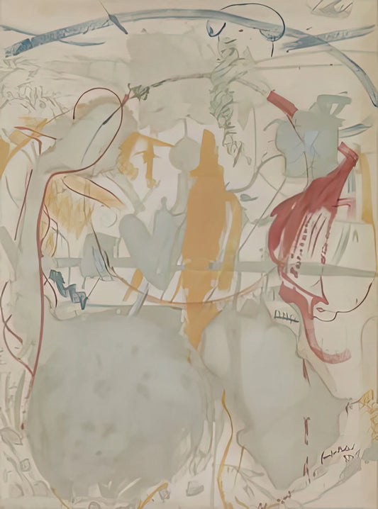 Helen Frankenthaler Artsy: The Soak-Stain Pioneer Who Transformed Abstract Expressionism - Seven Types of Ambiguity, 1957- by Helen Frankenthaler