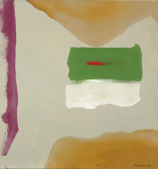 Helen Frankenthaler Causeway: Exploring the Depths of Lyrical Abstraction - Untitled - Color Field Painting by Helen Frankenthaler
