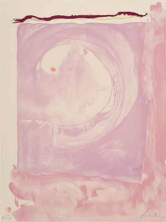Helen Frankenthaler Pouring Paint: The Revolutionary Soak-Stain Technique That Changed Abstract Expressionism - Reflections IX - 1995 by Helen Frankenthaler