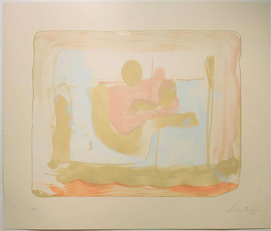 Helen Frankenthaler Works on Paper: The Intimate Scale of a Color Field Pioneer - Reflections I - 1995 by Helen Frankenthaler
