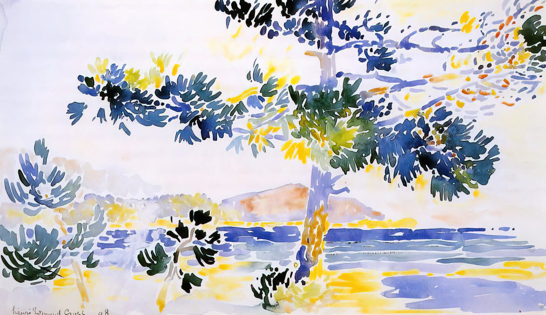 Henri Edmond Cross Prints: A Guide to Neo-Impressionist Masterpieces - Saint-Clair Landscape by Henri-Edmond Cross