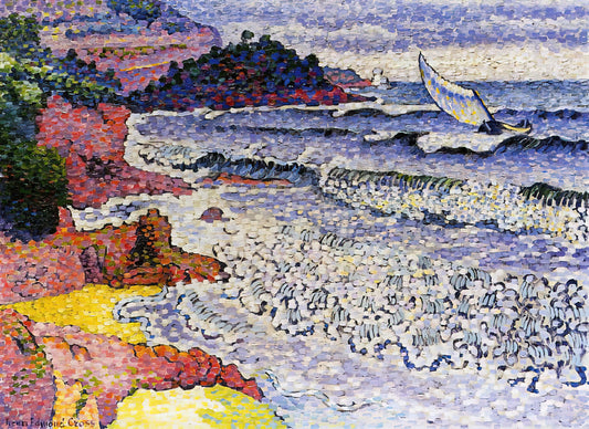 Henri-Edmond Cross Reproduction: A Guide to Neo-Impressionist Mastery - The Choppy Sea by Henri-Edmond Cross