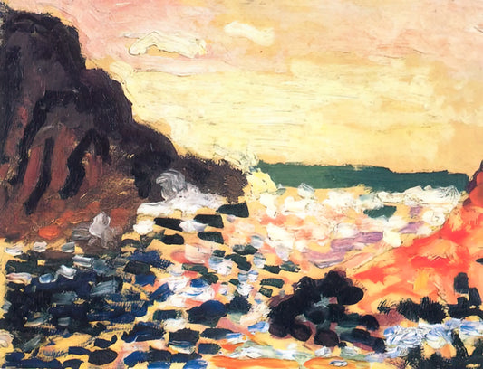 Henri Matisse Cut Paper Art: The Revolutionary Gouaches Découpés - SEASCAPE 1906 by Henri Matisse