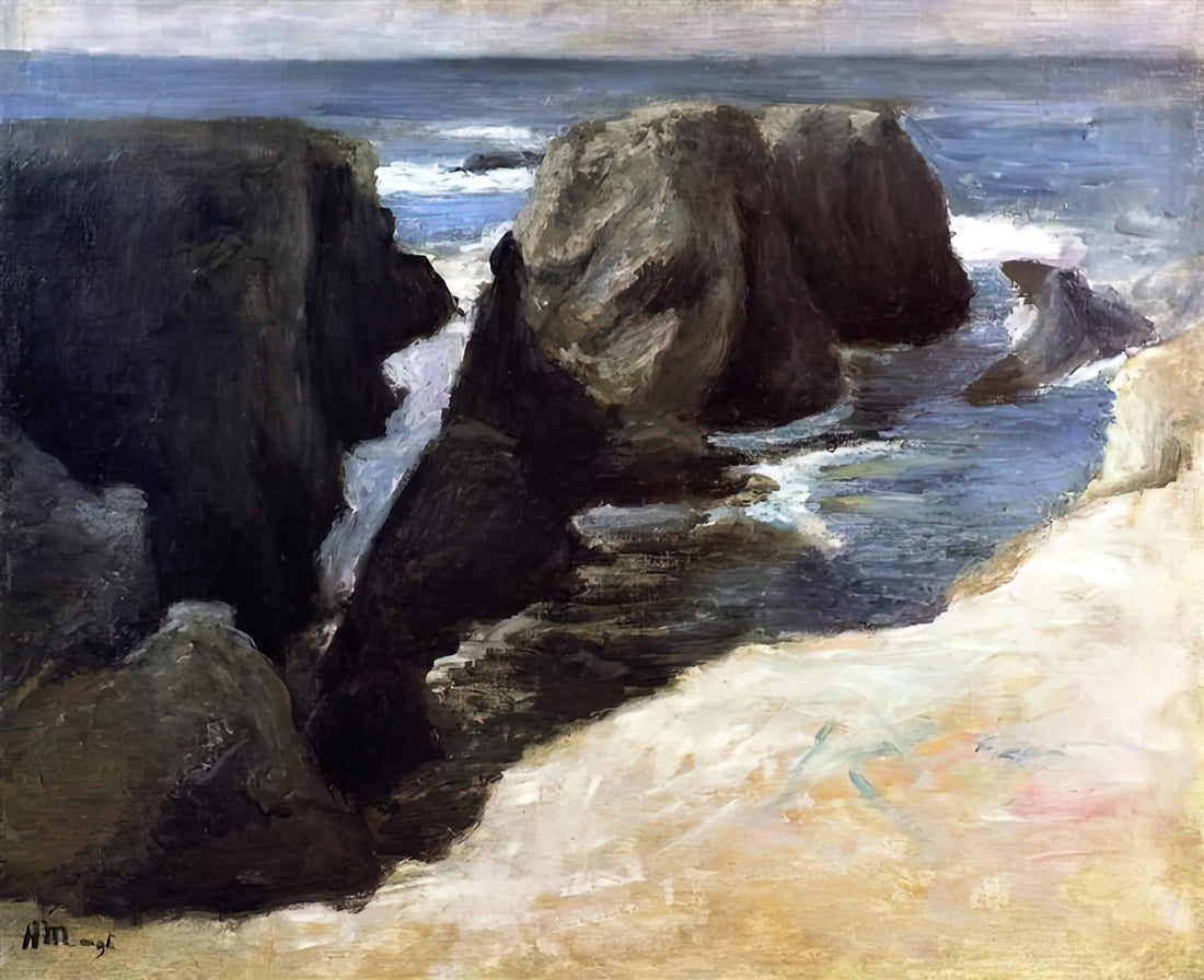 Henri Matisse Linocut: The Master's Exploration of Line and Color in Printmaking - BELLE ILE 1896 0 by Henri Matisse