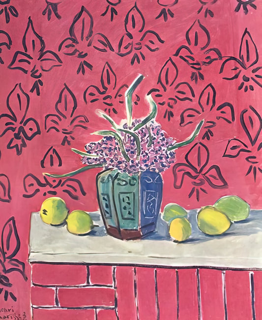 Henri Matisse Nice Paintings: The French Riviera's Transformative Influence on Modern Art - STILL LIFE WITH LEMONS 1943 by Henri Matisse