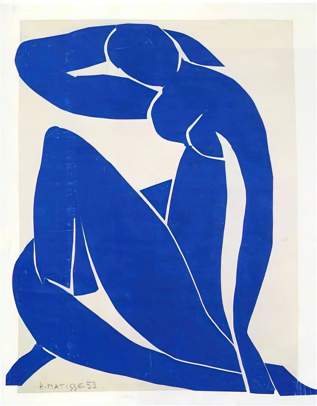 Henri Matisse Original Lithographs: A Collector's Guide to Authenticity, Value, and Artistic Legacy - BLUE NUDE 1952 by Henri Matisse