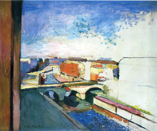 Henri Matisse Paintings: A Journey Through Color, Form, and Modernist Revolution - PONT SAINT MICHEL IN PARIS by Henri Matisse