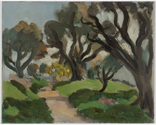Henri Matisse Red Paintings: A Journey Through Color, Passion, and Modernist Revolution - LANDSCAPE 1918 by Henri Matisse