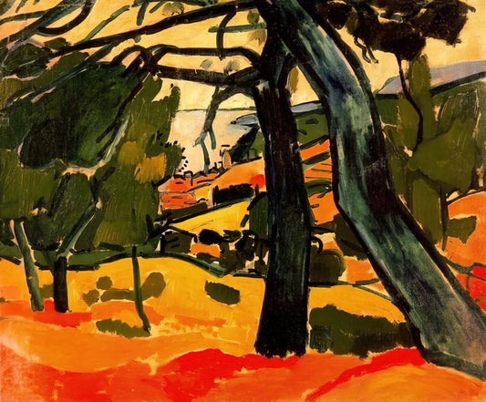 Henri Matisse and André Derain: The Revolutionary Partnership That Created Fauvism - LANDSCAPE 1907 1 by Andre Derain