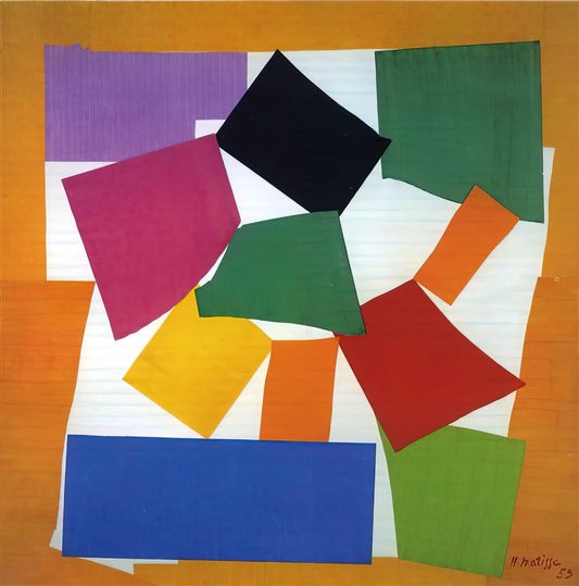 Henri Matisse: The Master of Color and Form Who Redefined Modern Art - THE SNAIL 1953 by Henri Matisse