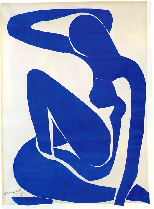 Henri Matisse's Papiers Découpés: The Revolutionary Cut-Outs That Transformed Modern Art - BLUE NUDE 1 by Henri Matisse