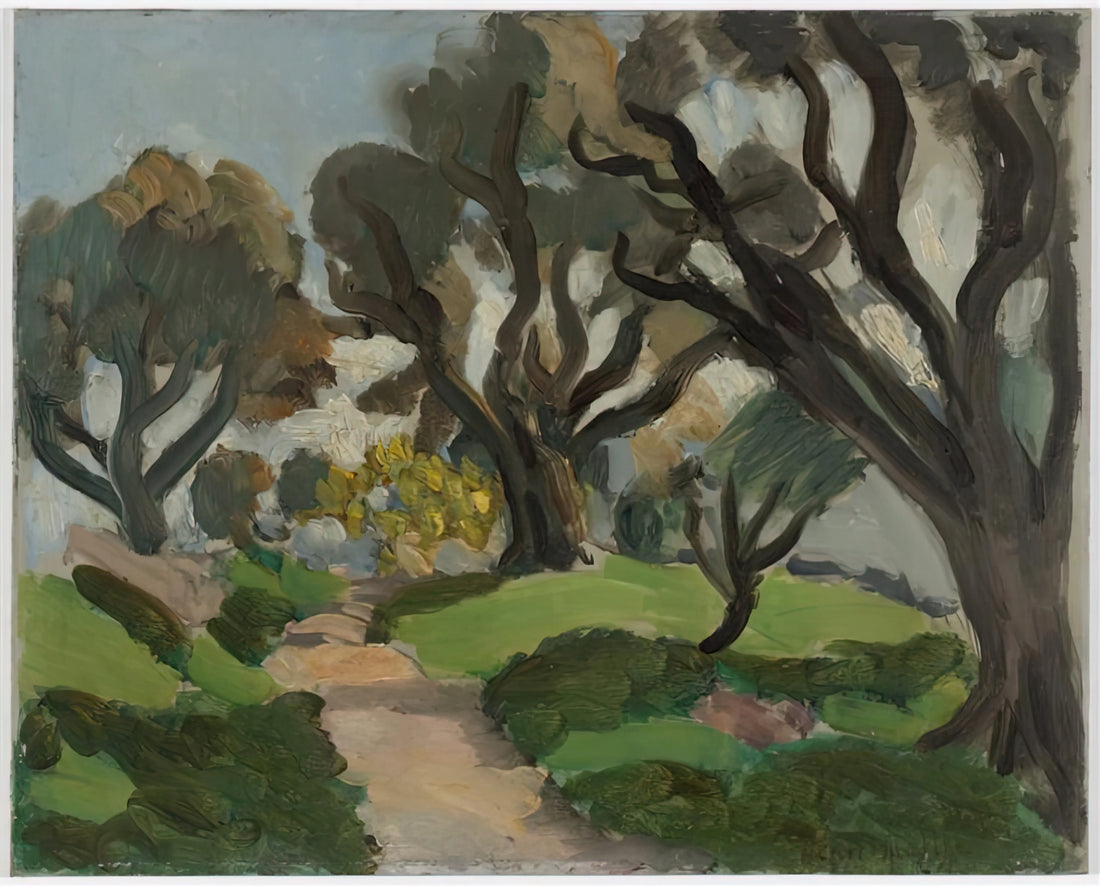 Henri Matisse's Spanish Still Life: A Vibrant Exploration of Mediterranean Light and Form - LANDSCAPE 1918 by Henri Matisse