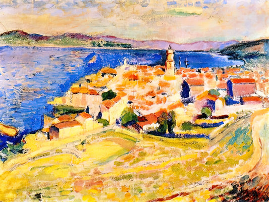 Henri Matisse's 'Le Chat aux Poissons Rouges' (1914): A Masterpiece of Color and Composition - VIEW OF SAINT TROPEZ 1904 by Henri Matisse