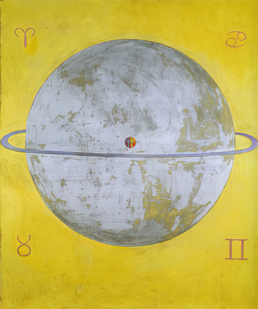Hilma af Klint 1906: Unveiling the Genesis of Abstract Art - THE DOVE NR 12 1915 by Hilma af Klint