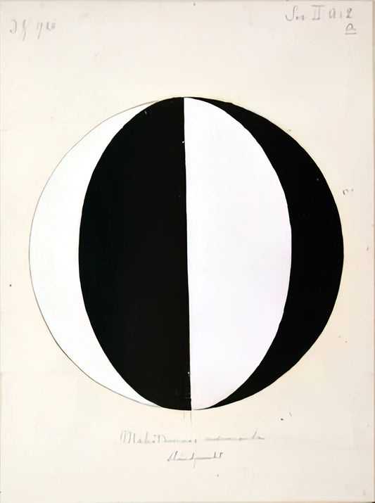 Hilma af Klint: Painting for the Future and the Rediscovery of a Visionary - THE MAHATMAS PRESENT STANDING POINT SERIES II NO 2A 1920 by Hilma af Klint