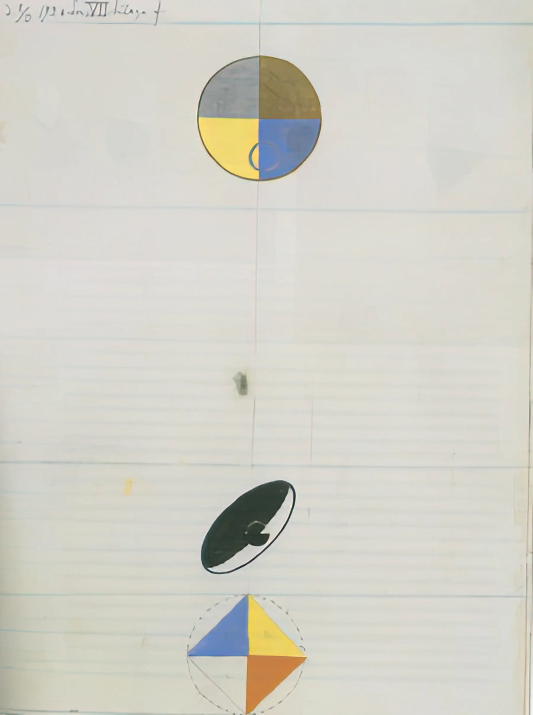 Hilma af Klint: The Pioneering Visionary Whose Abstract Work Redefined Art History - SERIES NO VII NO 3F 1920 by Hilma af Klint