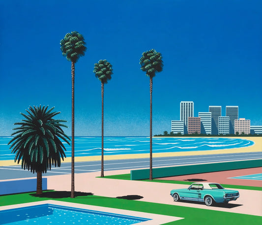 Hiroshi Nagai Paintings for Music: The Visual Soundscapes of a Japanese Master - Sunshine Reggae by Hiroshi Nagai