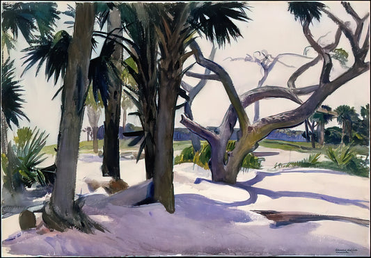 Hopper Edgar: The Master of American Solitude and Light - Folly Beach, Charleston, South Carolina by Edward Hopper
