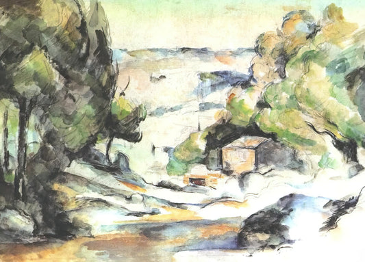 Hortense Cézanne: The Muse Behind Paul Cézanne's Revolutionary Art - Landscape in the Provence by Paul Cézanne