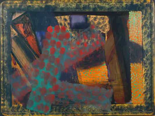 Howard Hodgkin Last Paintings: The Final Chapter of a Colorist's Journey - Dinner at Smith Square - 1979 by Howard Hodgkin