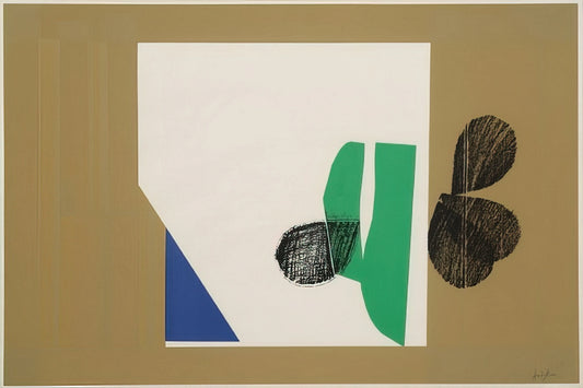 Howard Hodgkin Swimming Print: An Exploration of Memory, Color, and Emotional Abstraction - Enter Laughing - 1964 by Howard Hodgkin
