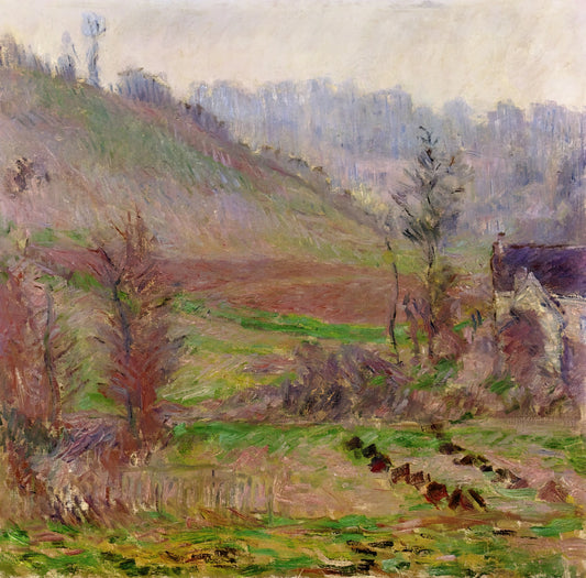 Impression Sunrise Print: The Painting That Launched a Movement - Valley of Falaise by claude monet
