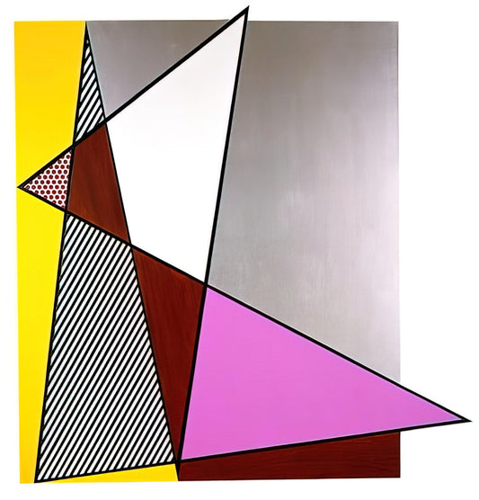 In the Car: Decoding Roy Lichtenstein's Iconic Pop Art Poster - IMPERFECT PAINTING 1986 by Roy Lichtenstein