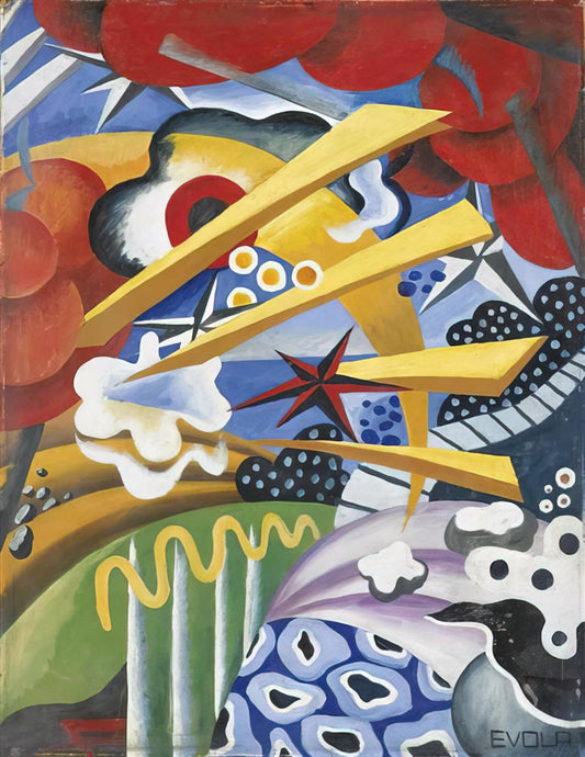 Introduction to Magic Evola: The Esoteric Artist and Philosopher - Untitled - 1919 by Julius Evola