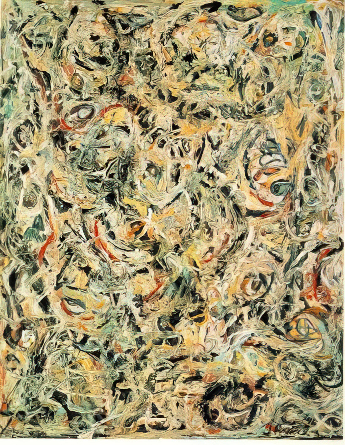 Jackson Pollock Black: The Radical Power of Monochrome in Abstract Expressionism - EYES IN THE HEAT 1946 by Jackson Pollock