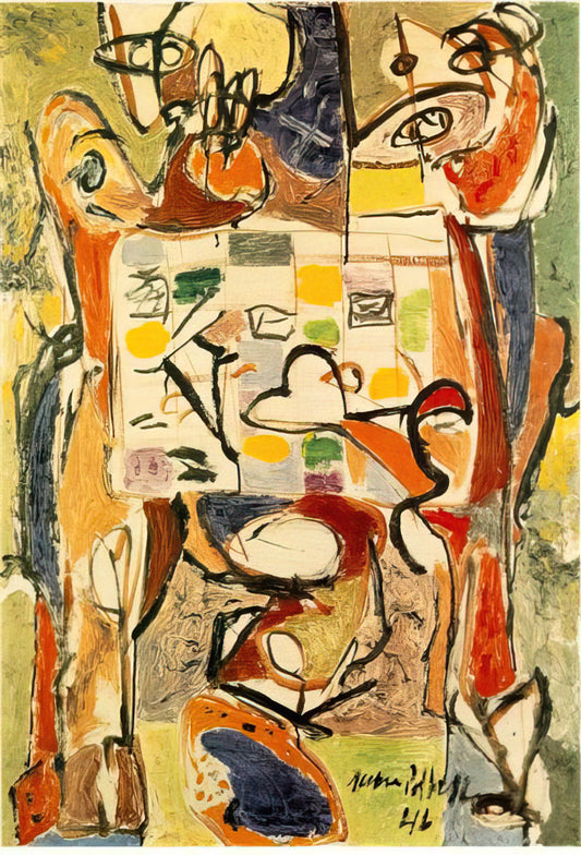 Jackson Pollock Cost: Understanding the Value of an Abstract Expressionist Icon - THE TEA CUP by Jackson Pollock