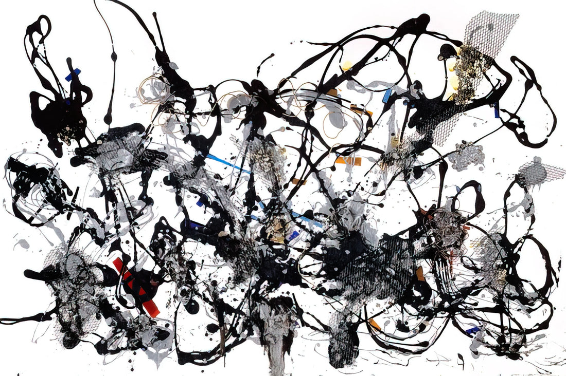 Jackson Pollock No. 30: Decoding the Masterpiece of Abstract Expressionism - NUMBER 29 1950 by Jackson Pollock