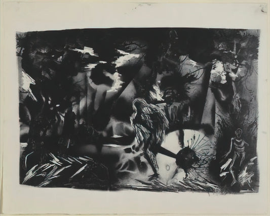 Jackson Pollock No. 5 Print: A Masterpiece of Abstract Expressionism for Your Collection - FIGURES IN A LANDSCAPE by Jackson Pollock