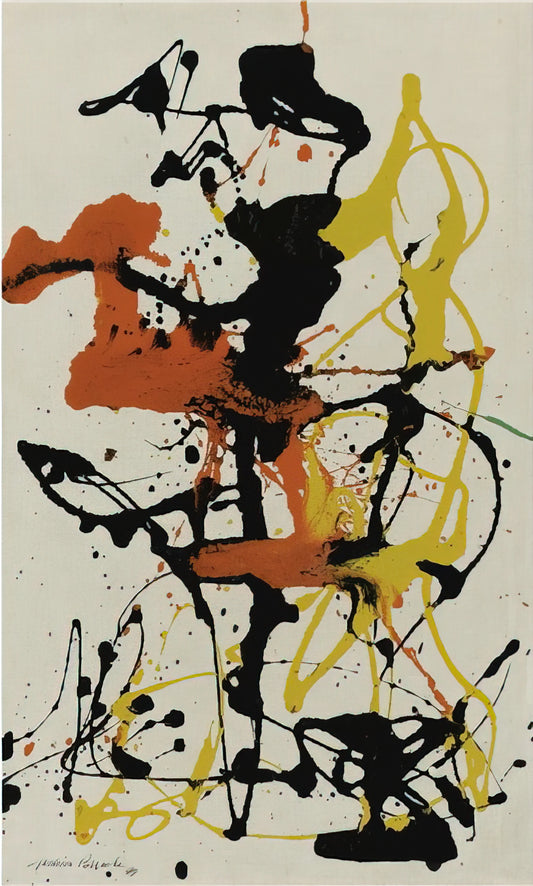 Jackson Pollock Prints on Canvas for Sale: A Collector's Guide to Authentic Expressionism - NUMBER 26 1949 by Jackson Pollock