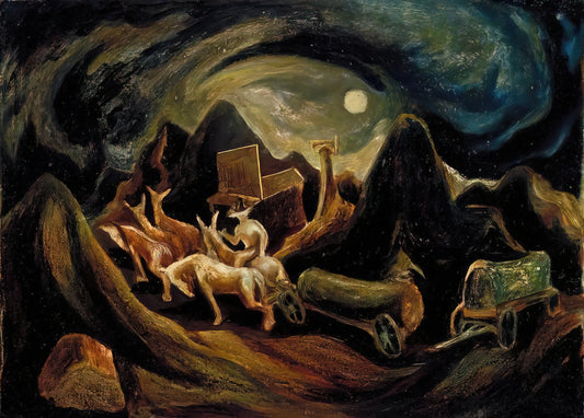 Jackson Pollock Realistic Paintings: The Early Works of an Abstract Master - GOING WEST 1935 1 by Jackson Pollock