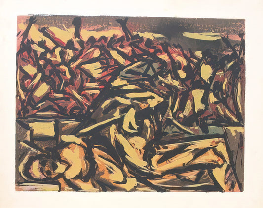 Jackson Pollock Red Black White: The Chromatic Power of Abstract Expressionism - UNTITLED 1941 1 by Jackson Pollock
