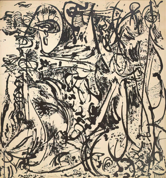 Jackson Pollock Splatter: Deconstructing the Revolutionary Drip Technique - ECHO 1951 by Jackson Pollock