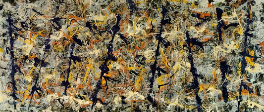 Jackson Pollock and Mark Rothko: Titans of Abstract Expressionism and Their Enduring Legacy - BLUE POLES NUMBER 11 1952 1 by Jackson Pollock