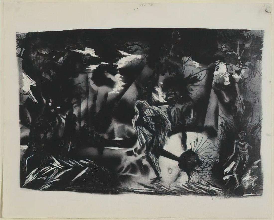 Jackson Pollock at The Met: A Curator's Guide to the Abstract Expressionist Master - FIGURES IN A LANDSCAPE by Jackson Pollock