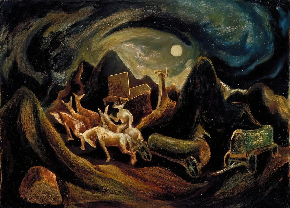 Jackson Pollock: The Revolutionary Force Behind Abstract Expressionism - GOING WEST 1935 1 by Jackson Pollock