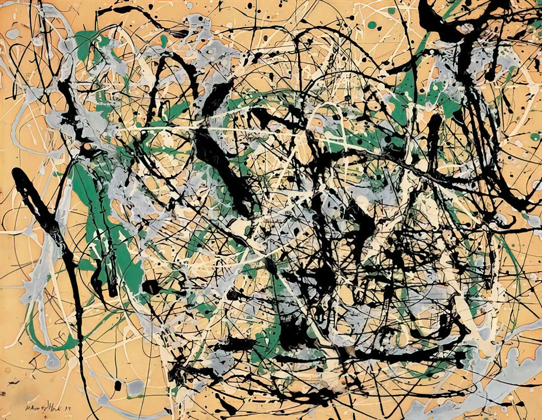 Jackson Pollock: The Revolutionary Force Behind Abstract Expressionism - NUMBER 17 1949 by Jackson Pollock