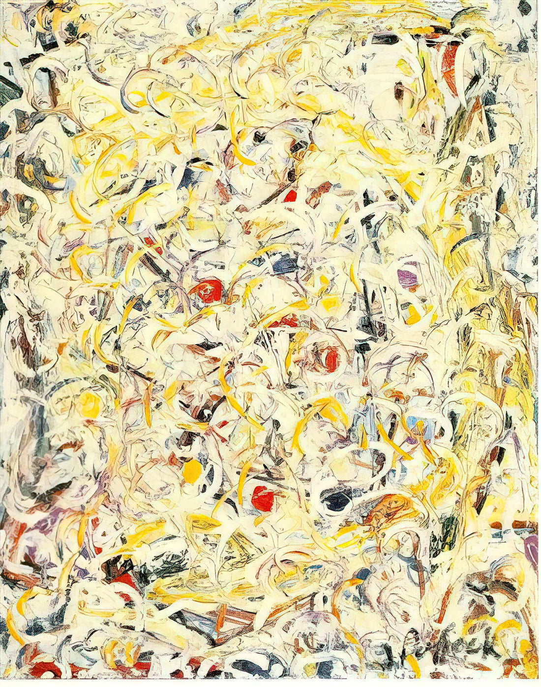 Jackson Pollock: The Revolutionary Painter Who Redefined Modern Art - SHIMMERING SUBSTANCE 1946 1 by Jackson Pollock