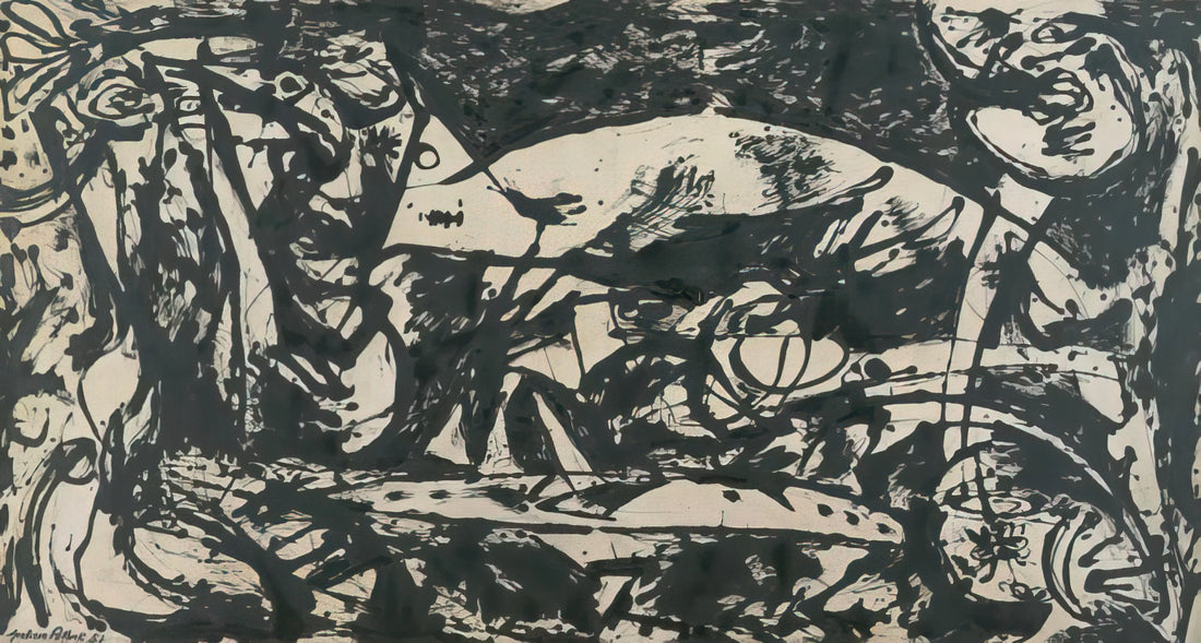 Jackson Pollock's 1950s Paintings: The Zenith of Abstract Expressionism - NUMBER 14 by Jackson Pollock
