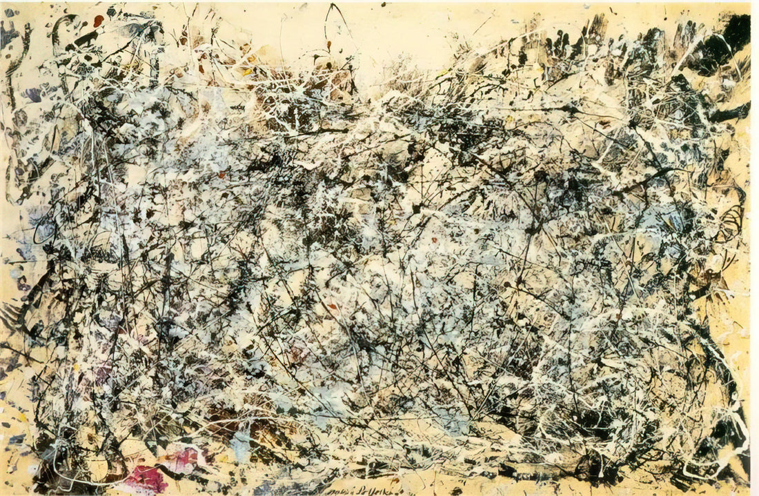 Jackson Pollock's Painting 17A: A Deep Dive into the Artist's Revolutionary Drip Technique - NO 1 1948 by Jackson Pollock