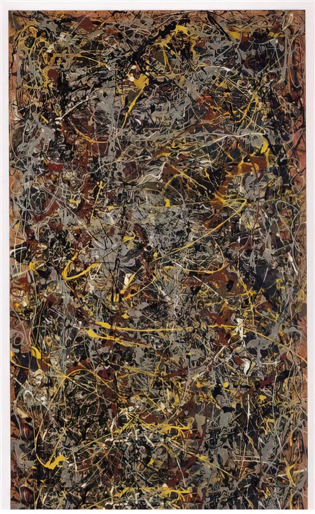 Jackson Pollock's Summertime at Tate Modern: A Masterpiece of Abstract Expressionism - NUMBER 5 1948 1 by Jackson Pollock