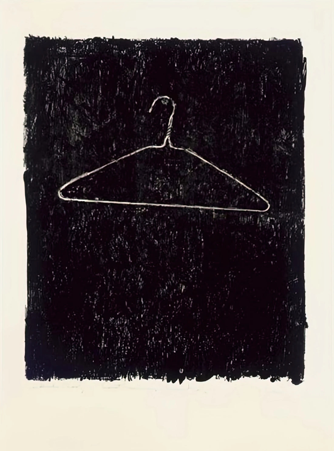 Jasper Johns Flag Poster: An Iconic Symbol of American Art - COAT HANGER II by Jasper Johns