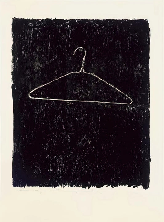Jasper Johns Flag Poster: An Iconic Symbol of American Art - COAT HANGER II by Jasper Johns