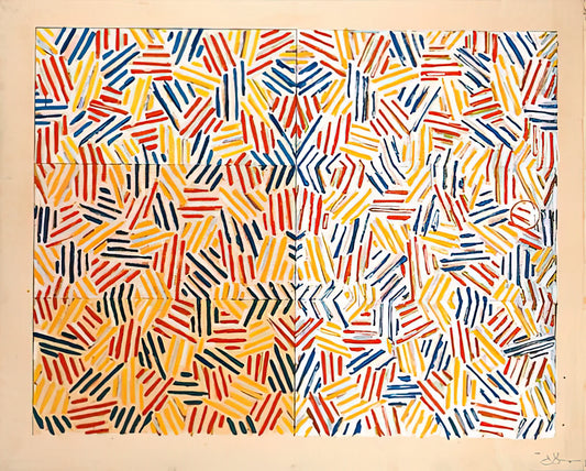 Jasper Johns: The Painter Who Redefined American Art Through Flags, Targets, and Everyday Objects - CORPSE AND MIRROR 1969 0 by Jasper Johns